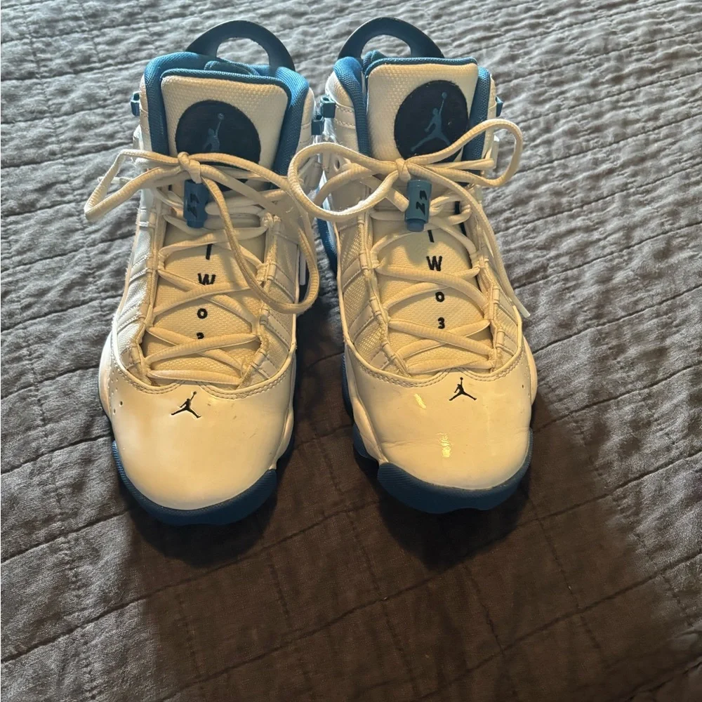 Jordan‎ 6 Rings University Blue White Sneakers 322992-114 Mens Size 7.5